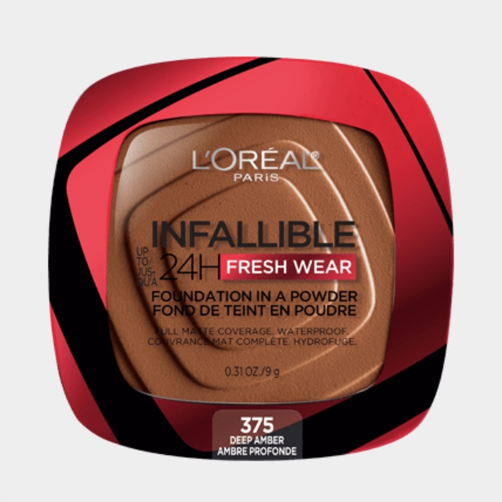 (2pk) L'Oréal Paris' Infallible 24H Fresh Wear Foundation Powder in 375 (2pk)